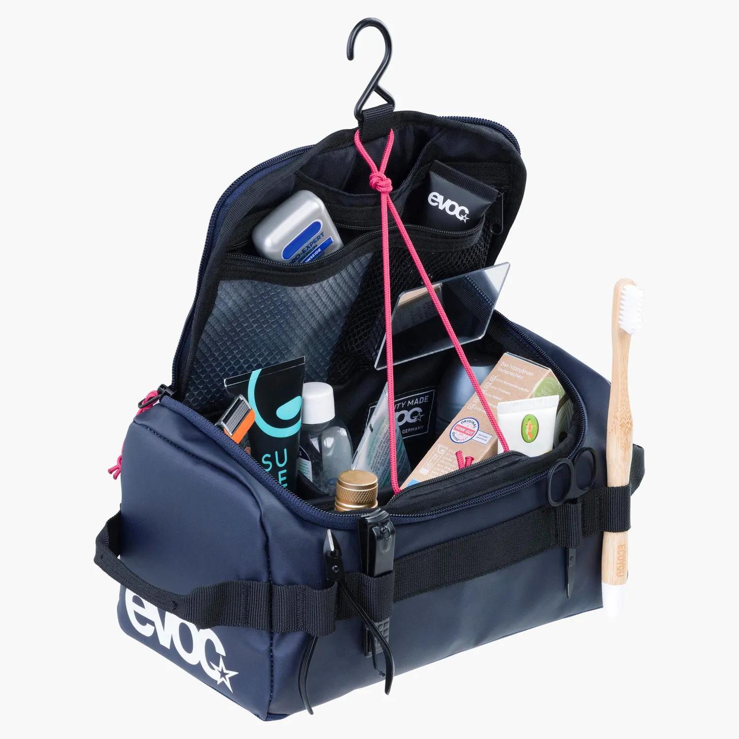 Evoc Wash Bag Red Bull toilettaske navy