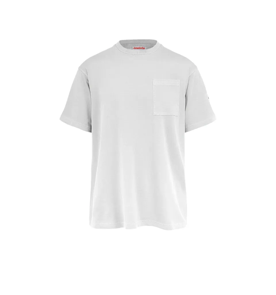 Invicta T-shirt herre økologisk bomuld brystlomme
