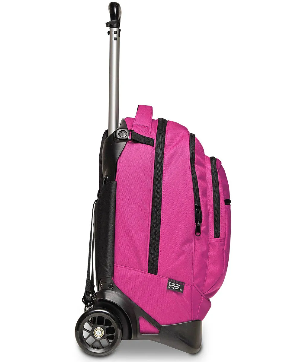 Invicta Plug Plain trolley-rygsæk 37L fuchsia