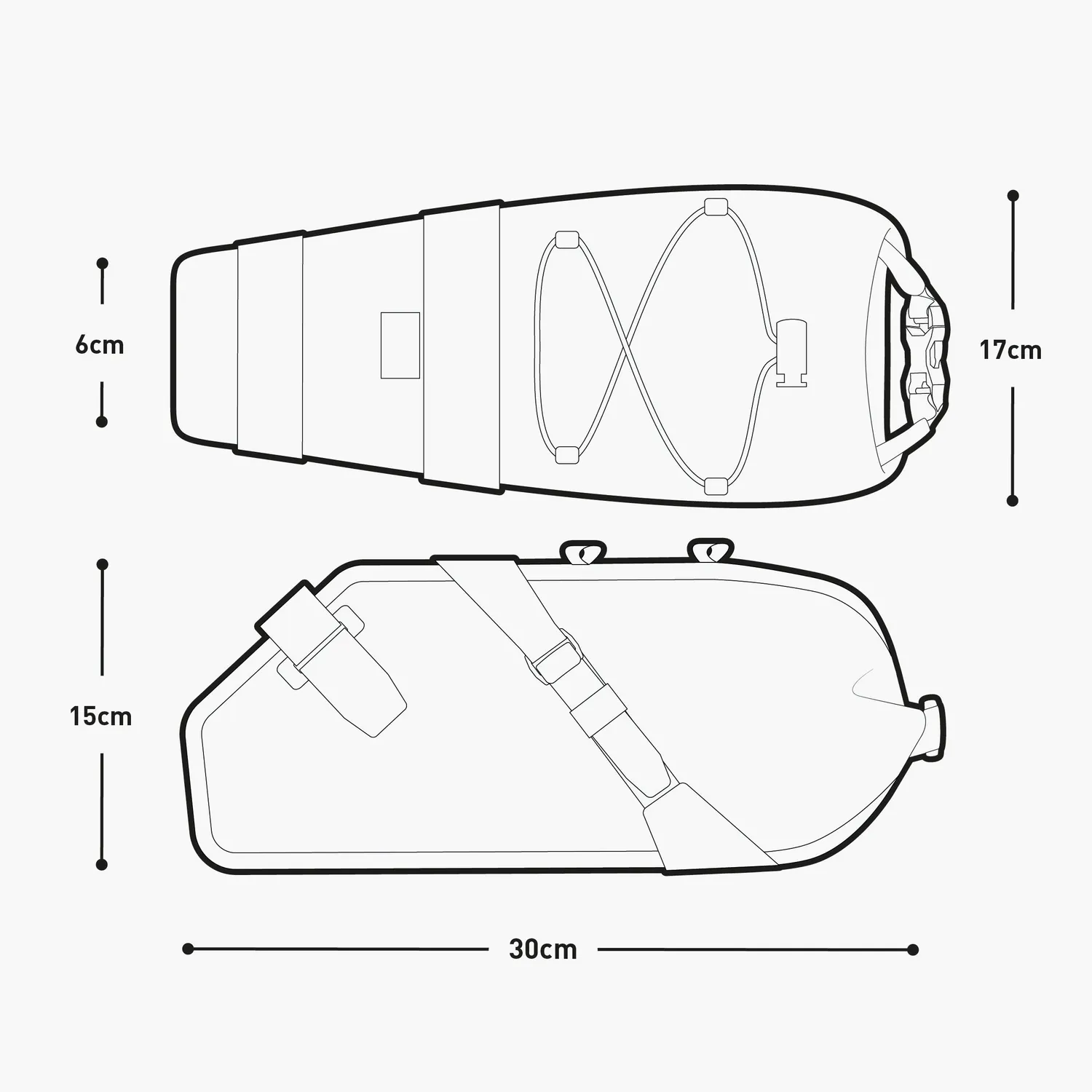 Evoc Seat Pack Ultra WP 4 saddeltaske 4 liter vandtæt