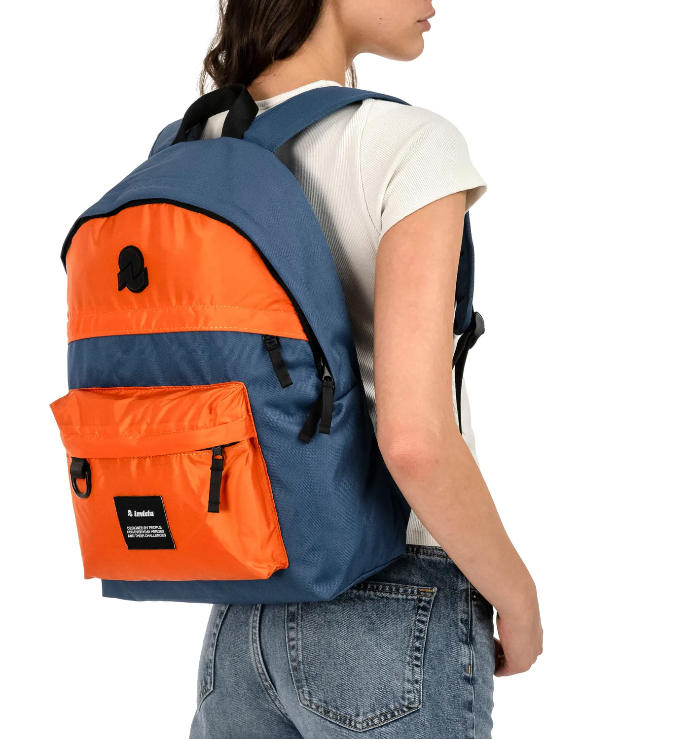 Invicta American rygsæk Blue Pumpkin genbrugsstof