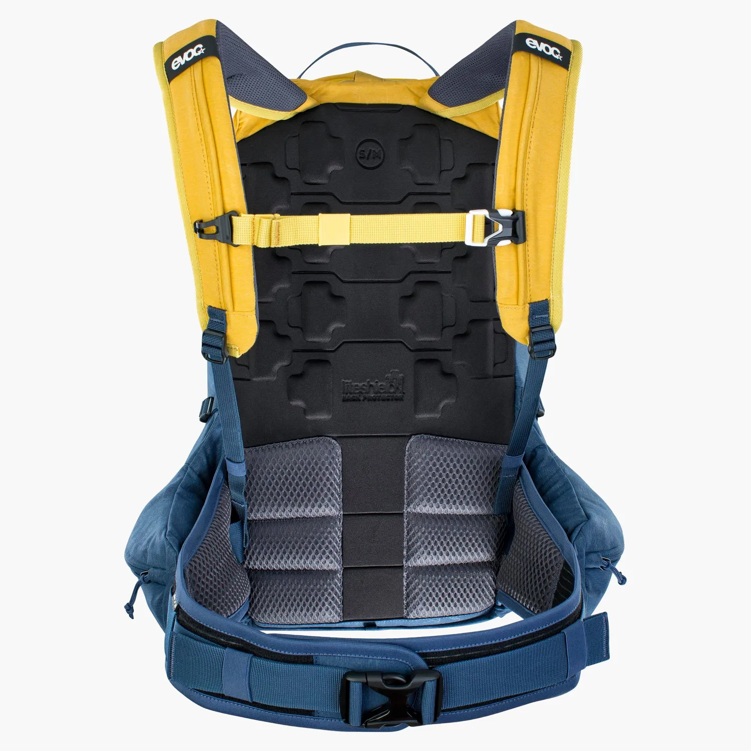 Evoc Trail Pro 26 rygsæk stone-carbon grey protektor