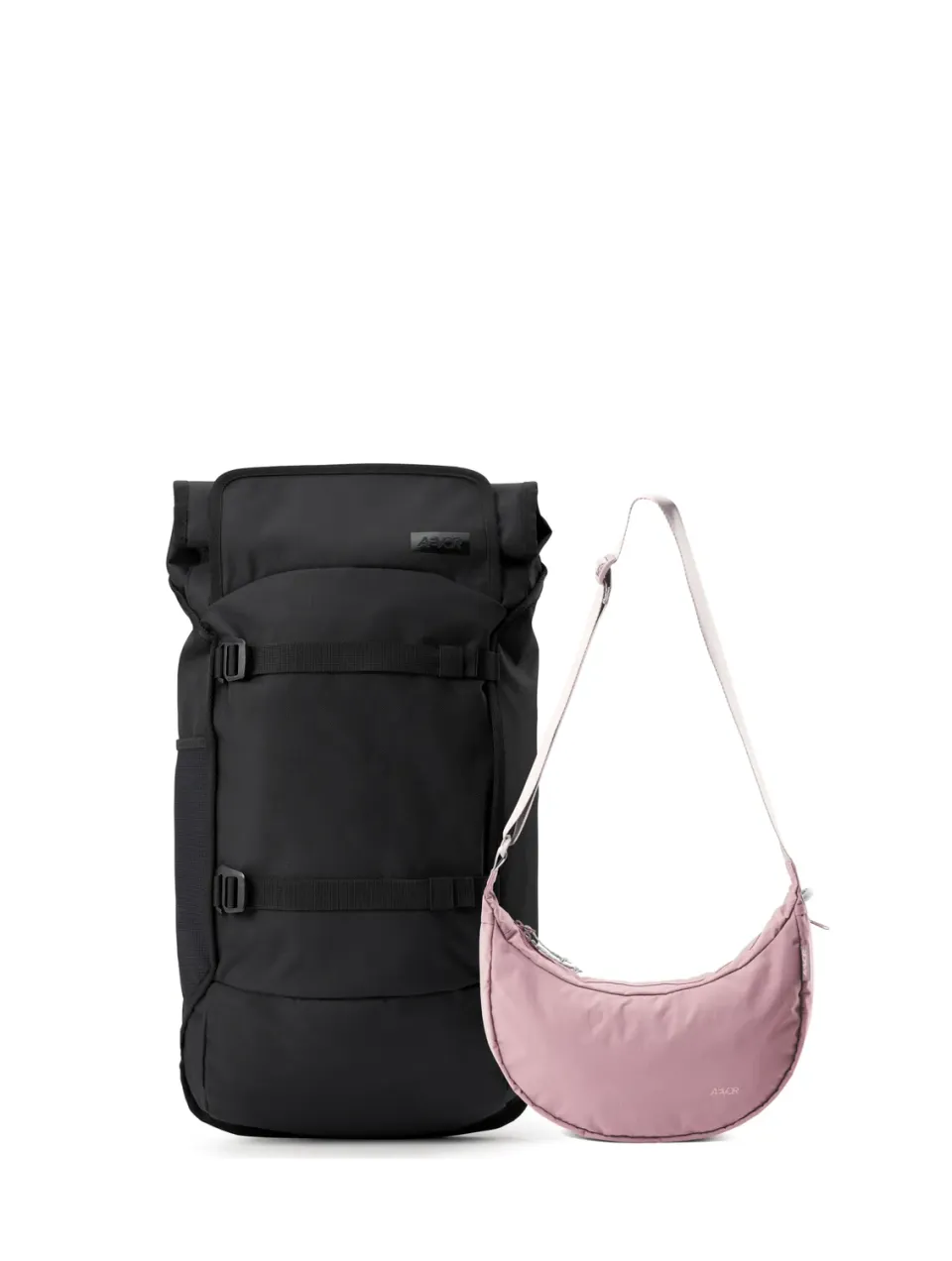 Aevor Trip Pack Black Eclipse rygsæk sæt slingbag