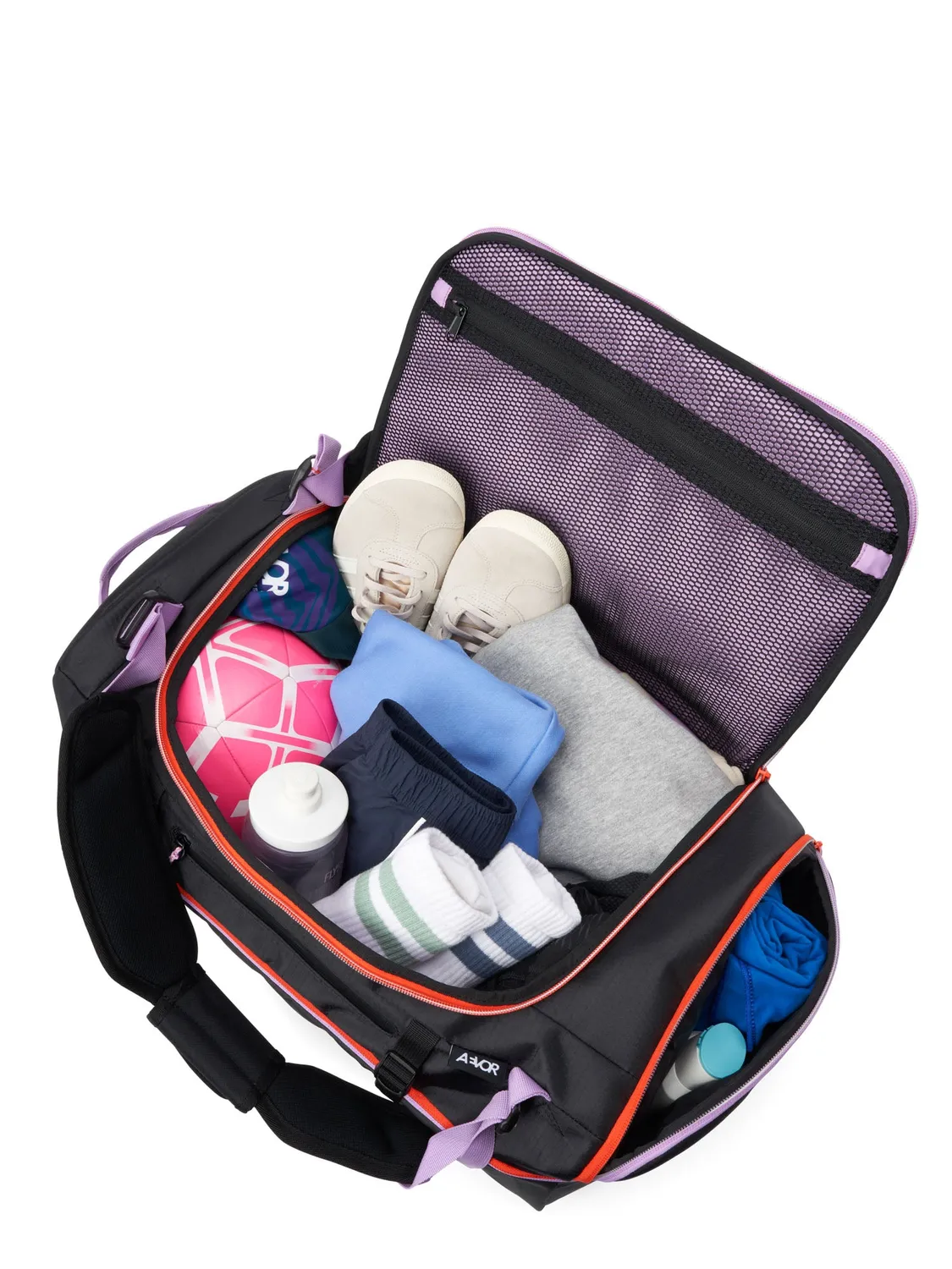 Aevor Duffel Pack Proof Dual Dip Violet Rush duffel rygsæk 60 l