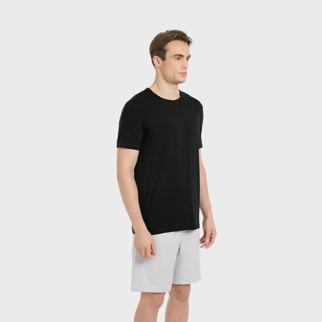 Cabin Zero Ultralight Travel T-shirt sort merino lugtfri