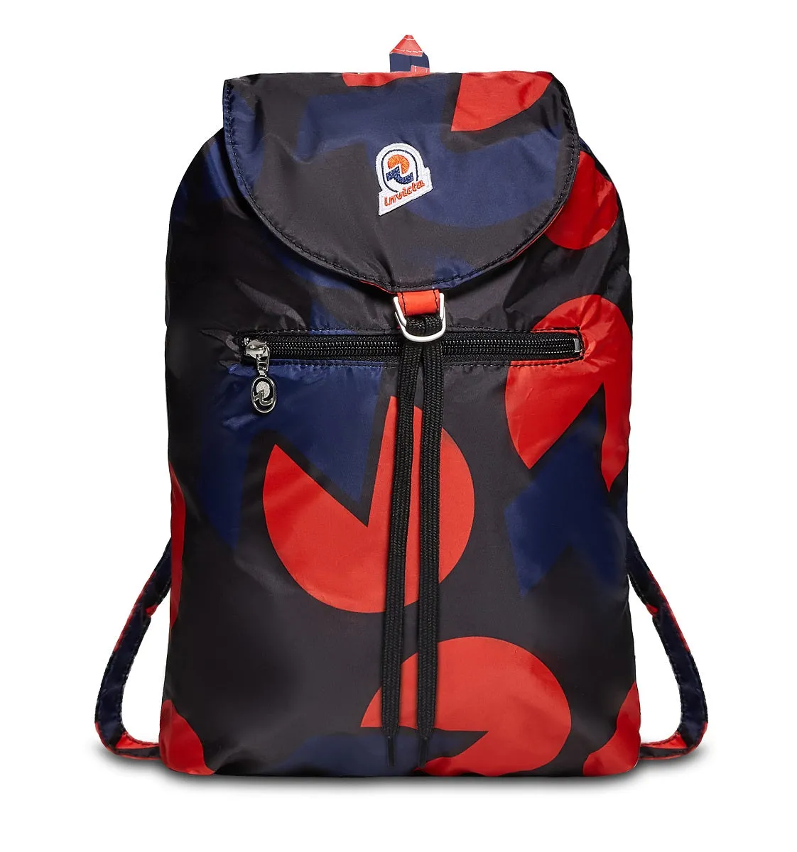 Invicta Minisac Graphic minirygsæk Logo Stripes Blue foldbar
