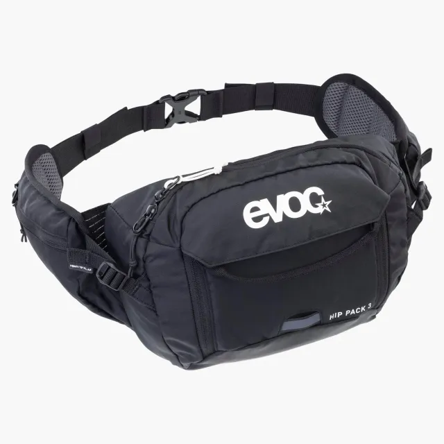 Evoc Hip Pack 3 hoftetaske black 3 liter med ventilation