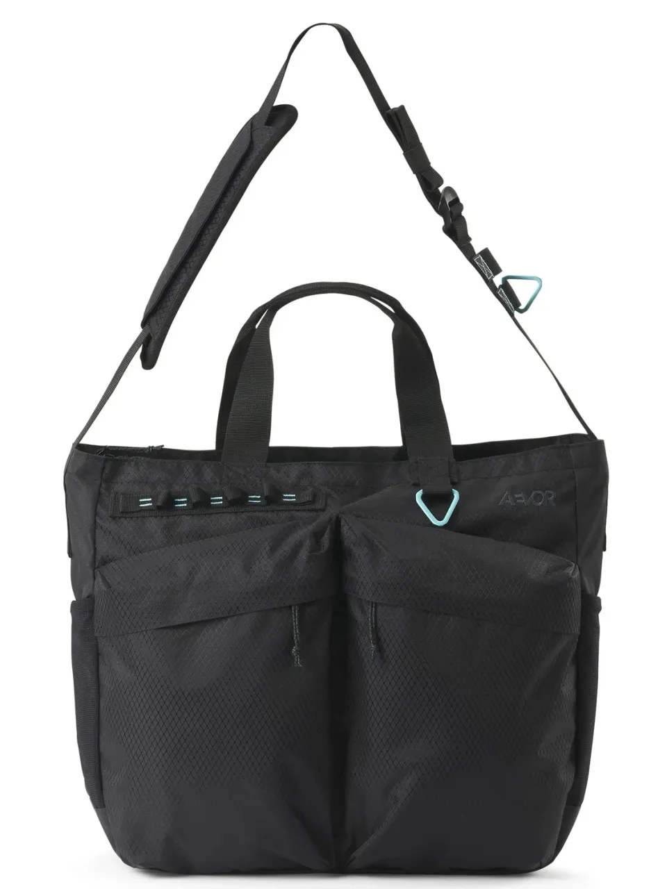 Aevor Utility Tote Black mulepose 22 liter laptop